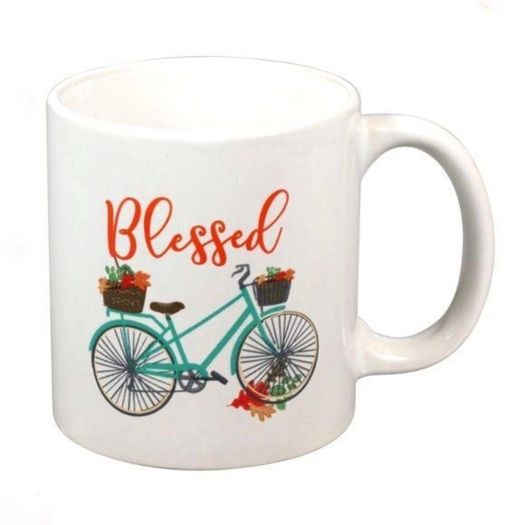 Other - Blessed Coffee Cup Bicycle Mug Bike Basket